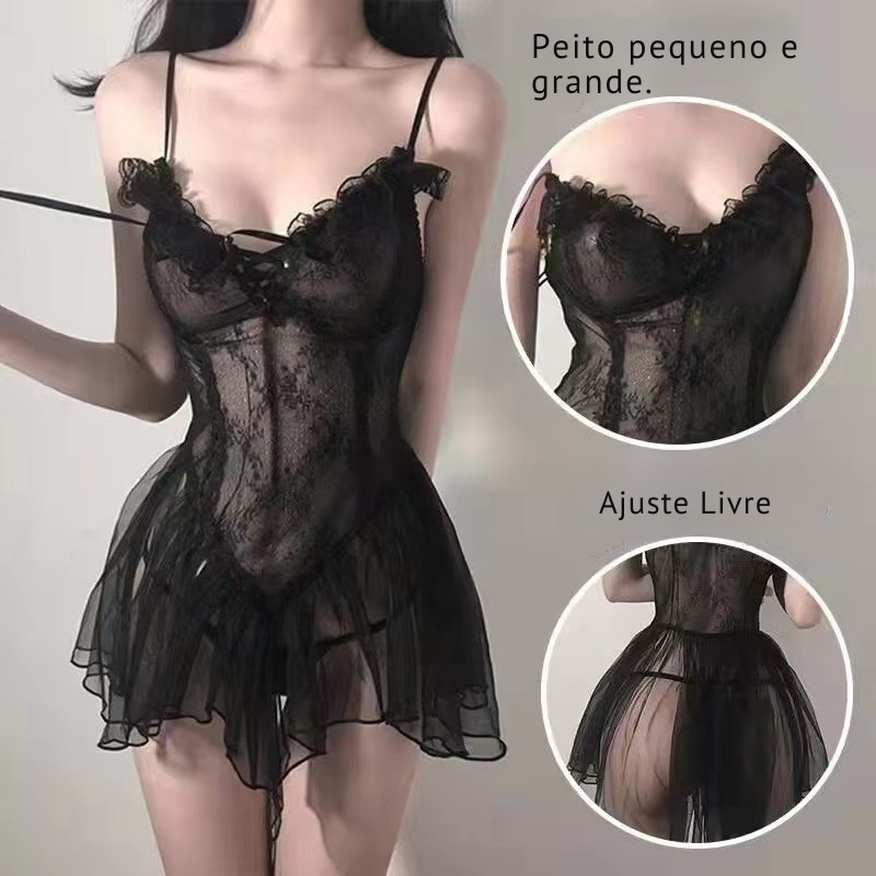 Conjunto Lingerie Feminina Body